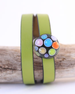 bracelet-cuir-leather-glassbead-jewellery-seventies